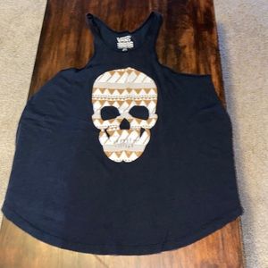 Vans Skull Racer Back Tee. EXCELLENT CONDITION.